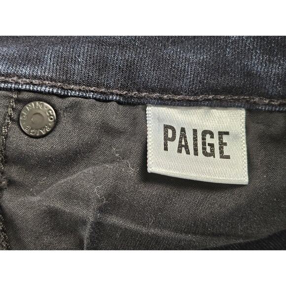 PAIGE WOMEN'S VERDUGO ULTRA SKINNY JEAN – DARK BLUE STONE WASHED, SIZE 28 - Picture 9 of 13